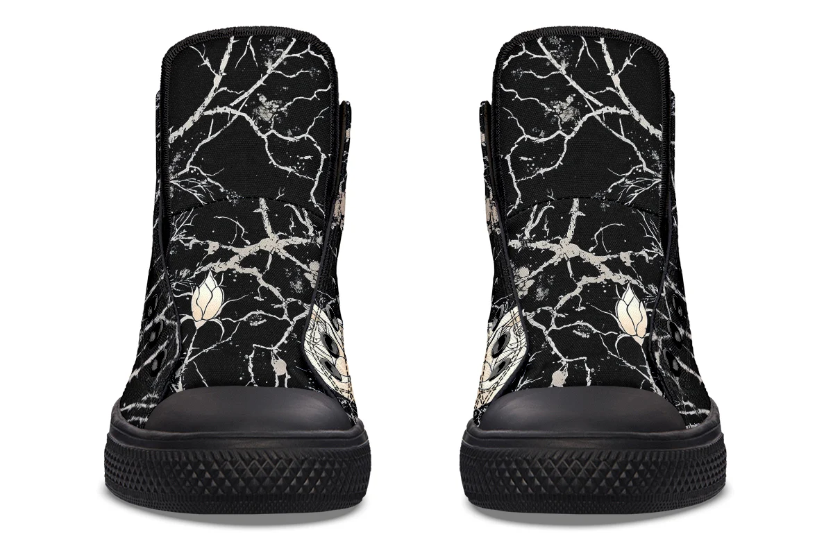 Ivory Kintsugi Rose High Tops - Image 7