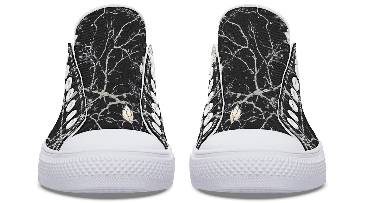 Ivory Kintsugi Rose Low Tops - Image 16