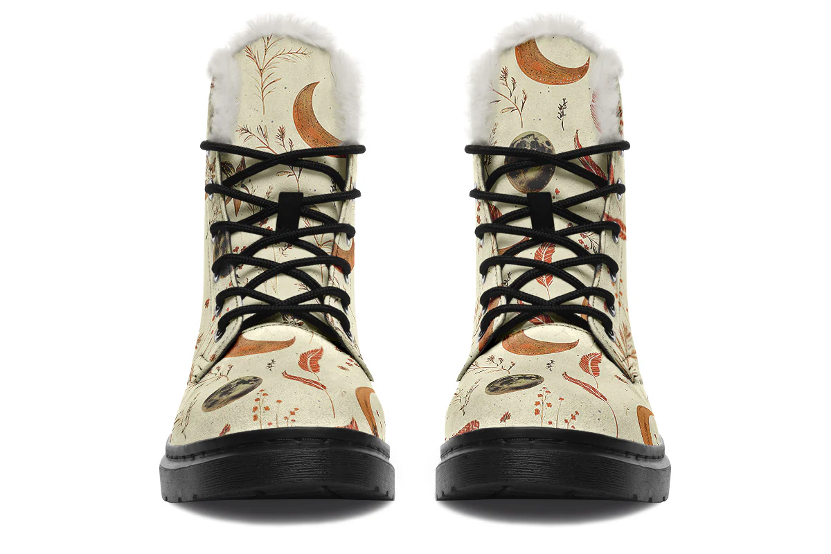 Ivory Moonlit Botanica Winter Boots - Image 3