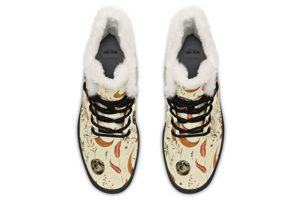 Ivory Moonlit Botanica Winter Boots - Image 7
