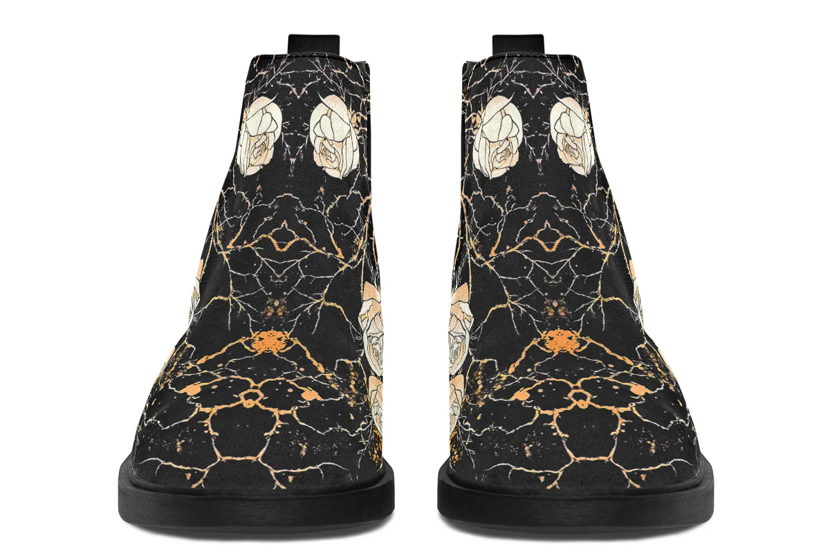 Kintsugi Rose Chelsea Boots - Image 4