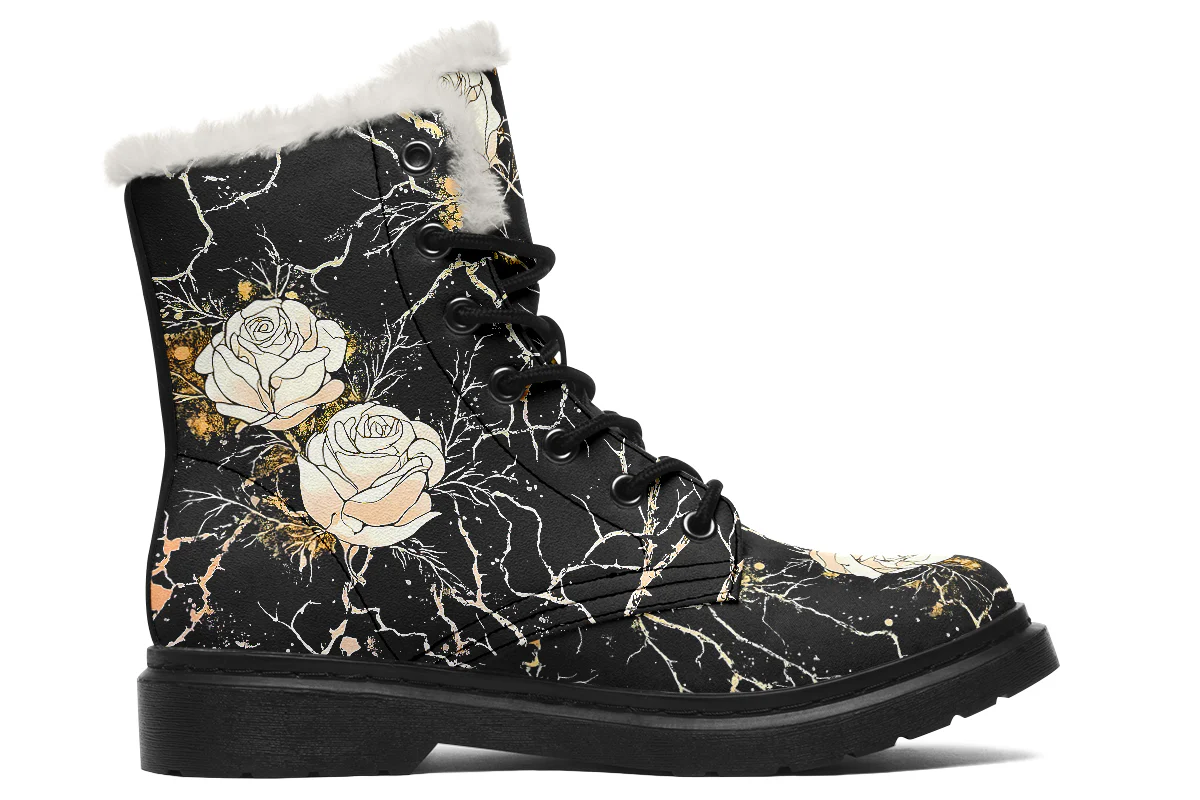 Kintsugi Rose Winter Boots - Image 2