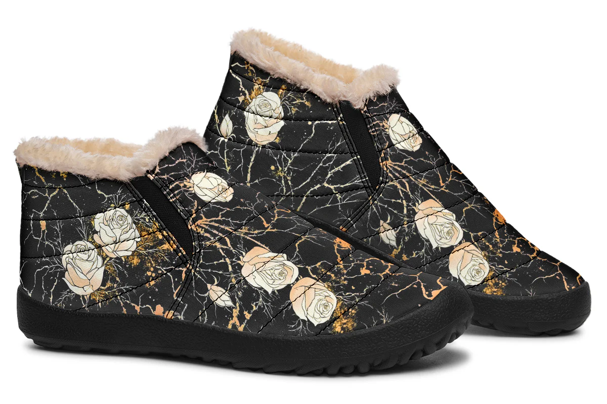 Kintsugi Rose Winter Sneakers - Image 6