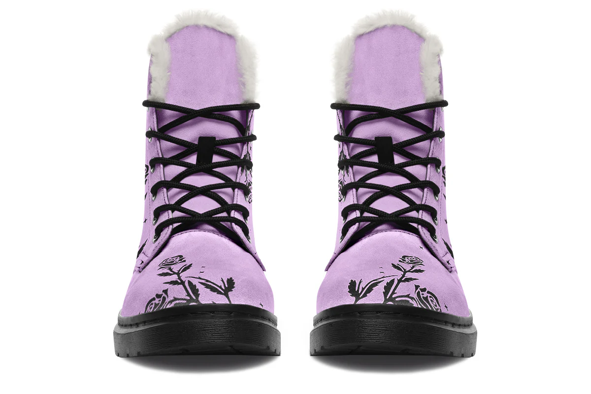Lavender Black Widow Winter Boots - Image 3