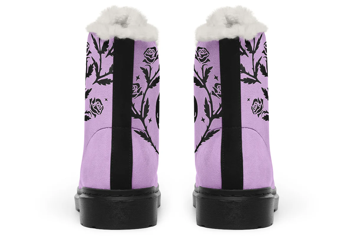 Lavender Black Widow Winter Boots - Image 4