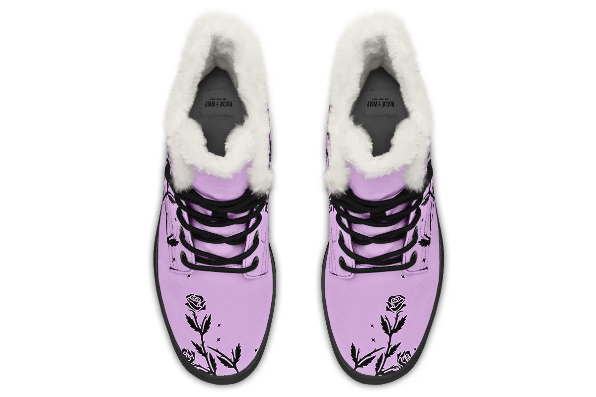 Lavender Black Widow Winter Boots - Image 7