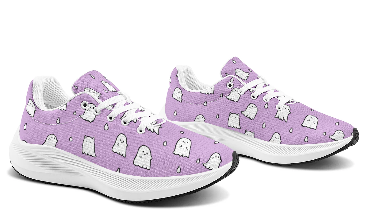 Lavender Ghost Party Sneakers - Image 4