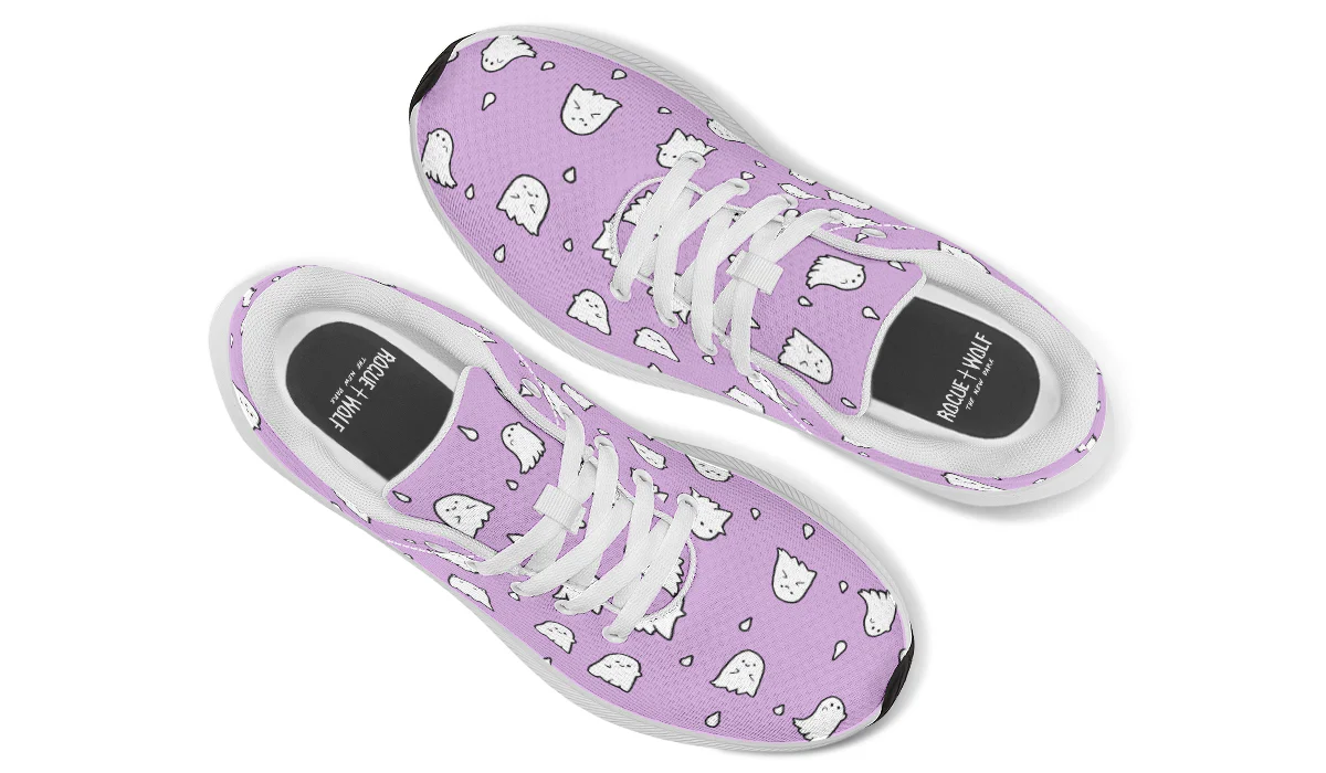 Lavender Ghost Party Sneakers - Image 6