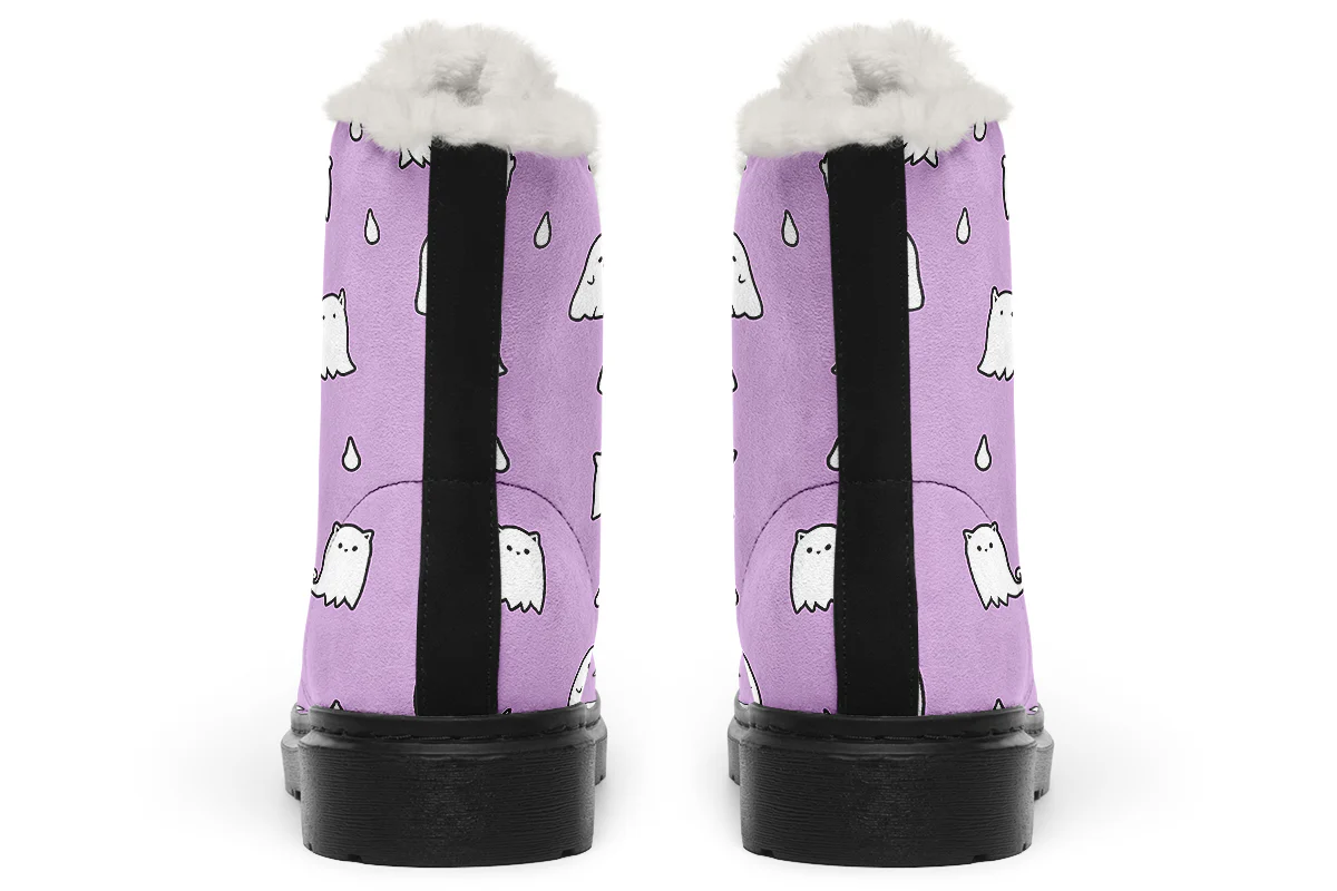 Lavender Ghost Party Winter Boots - Image 4