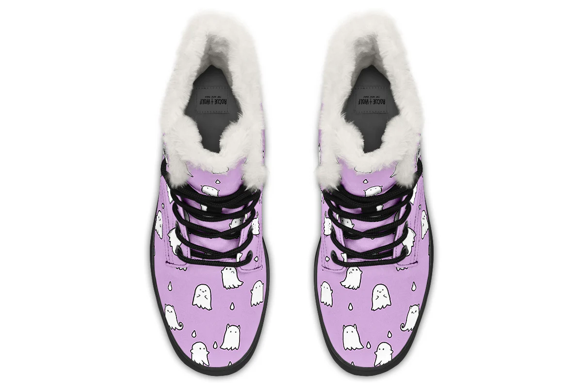 Lavender Ghost Party Winter Boots - Image 7