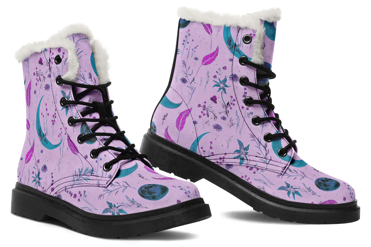 Lavender Moonlit Botanica Winter Boots - Image 5