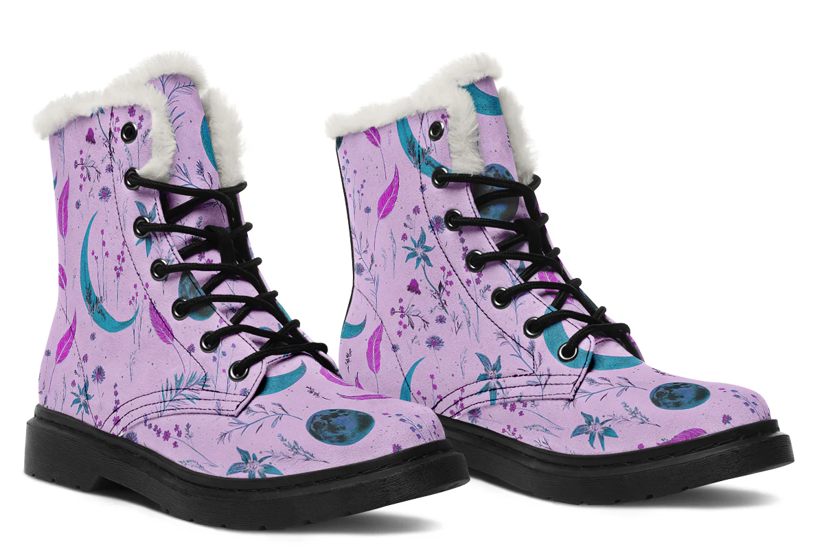 Lavender Moonlit Botanica Winter Boots - Image 6