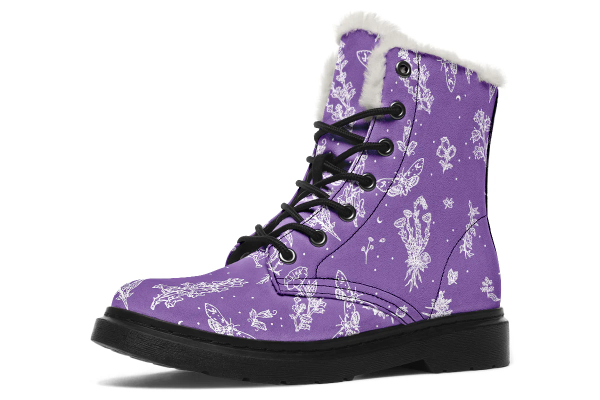 Lavender Nightshade Winter Boots