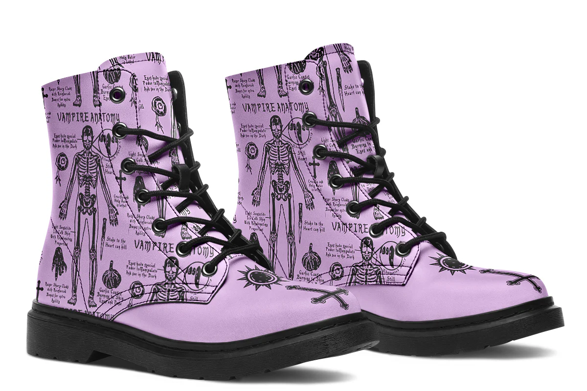 Lavender Vampire Study Boots - Image 2