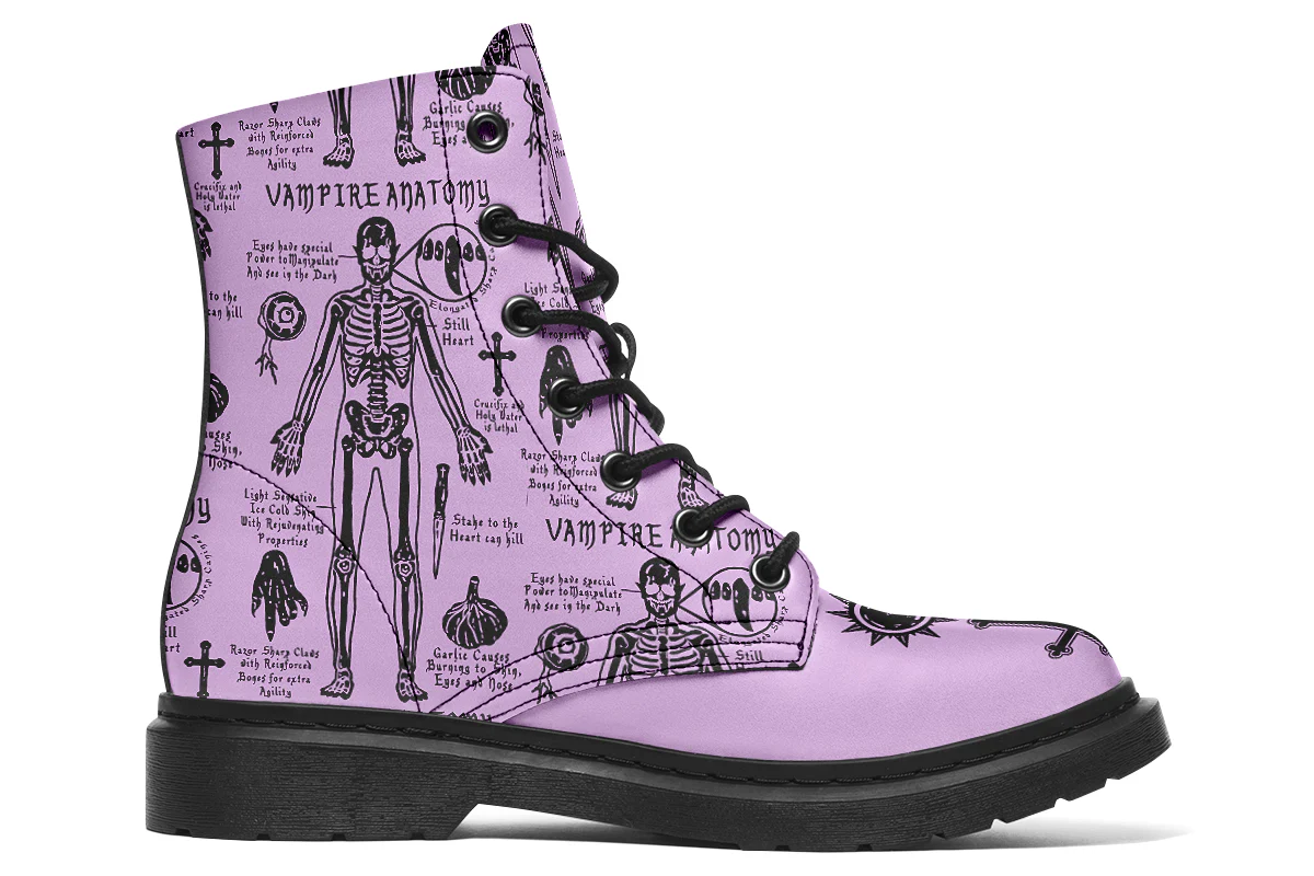 Lavender Vampire Study Boots - Image 3