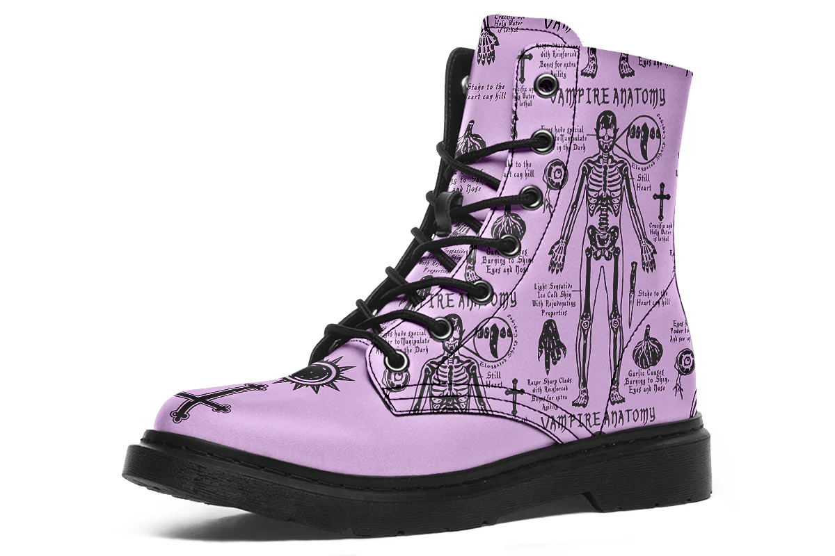 Lavender Vampire Study Boots - Image 4