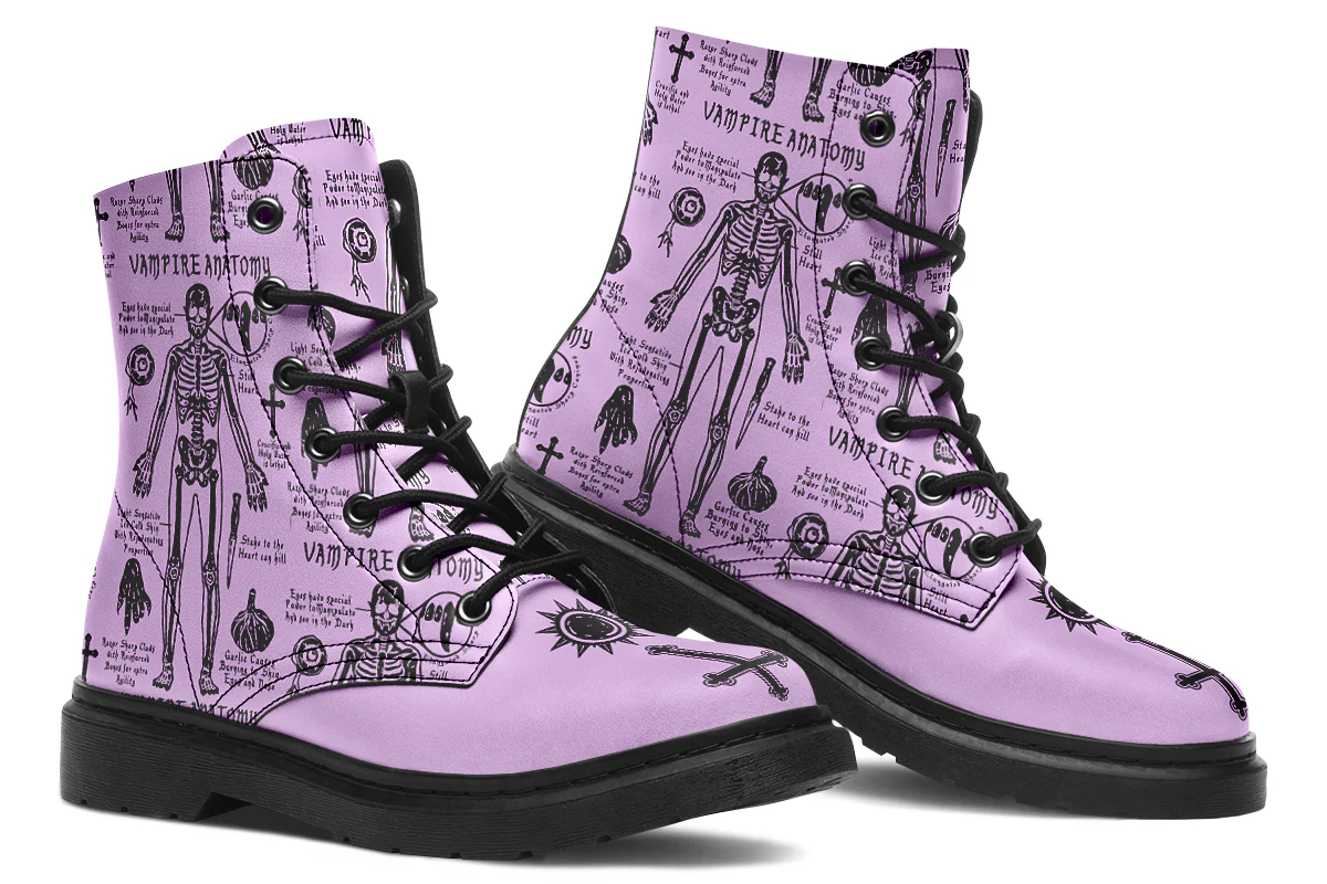 Lavender Vampire Study Boots - Image 5