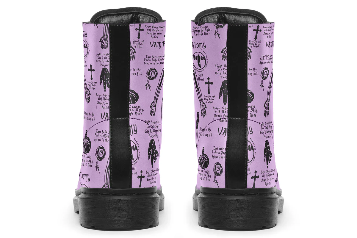 Lavender Vampire Study Boots - Image 7