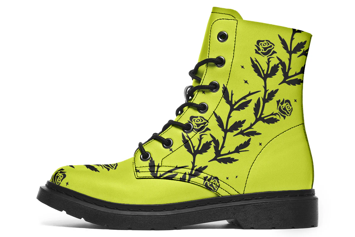 Lime Black Widow Boots