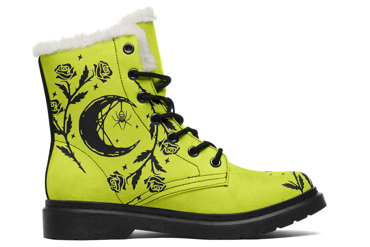 Lime Black Widow Winter Boots - Image 2