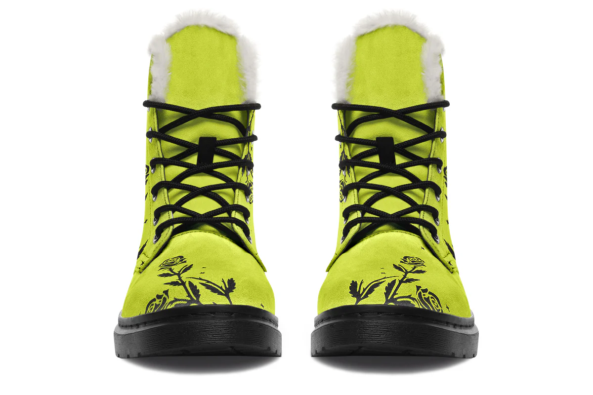 Lime Black Widow Winter Boots - Image 3