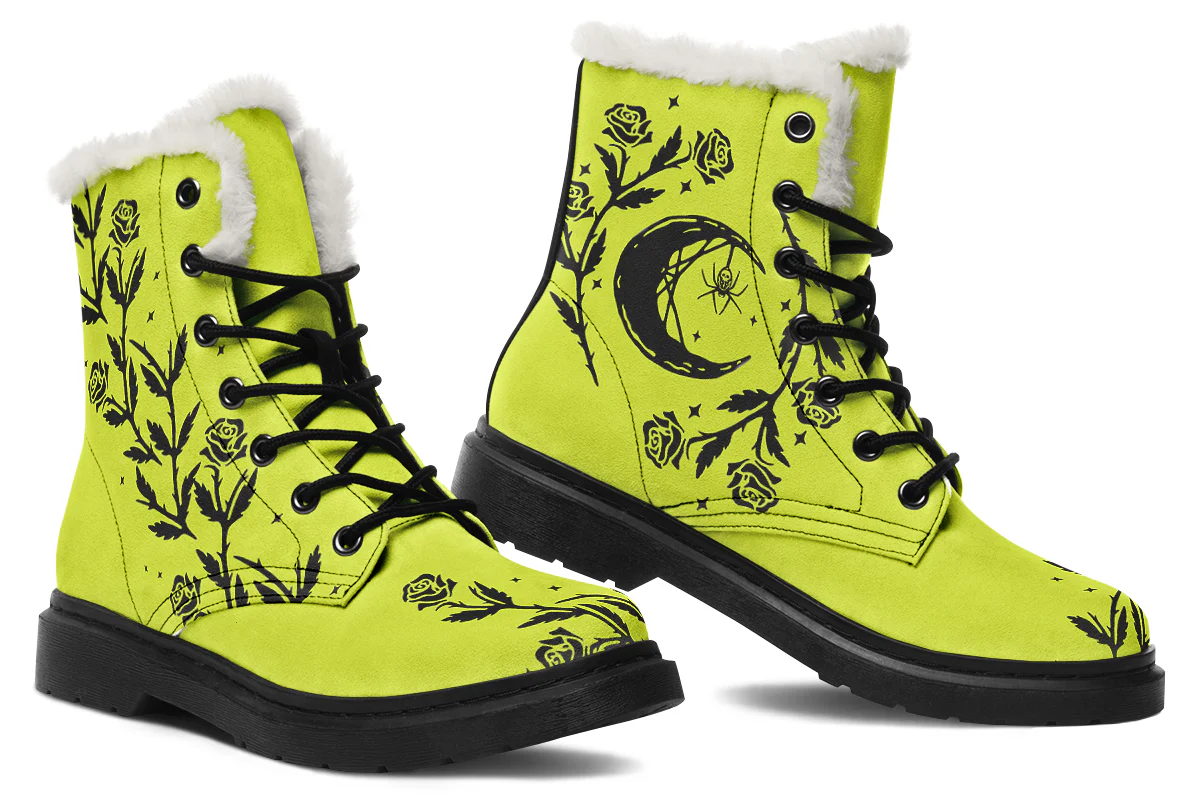 Lime Black Widow Winter Boots - Image 5