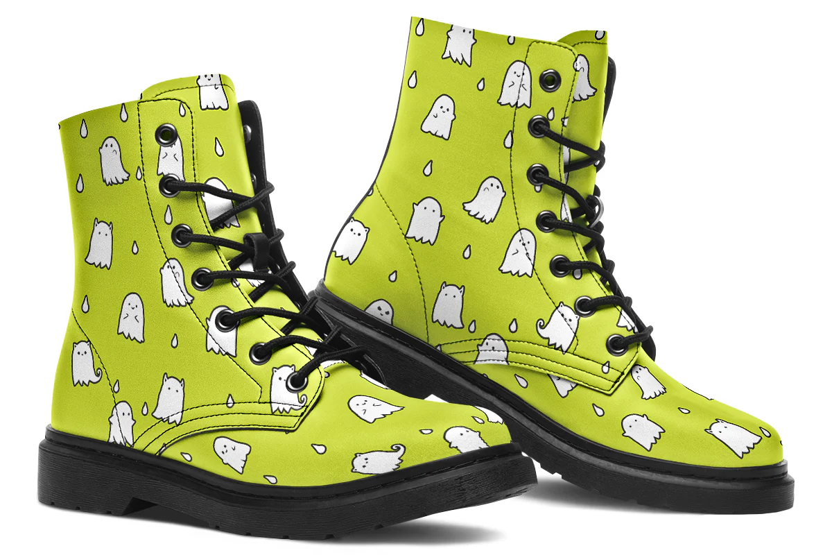 Lime Ghost Party Boots - Image 5