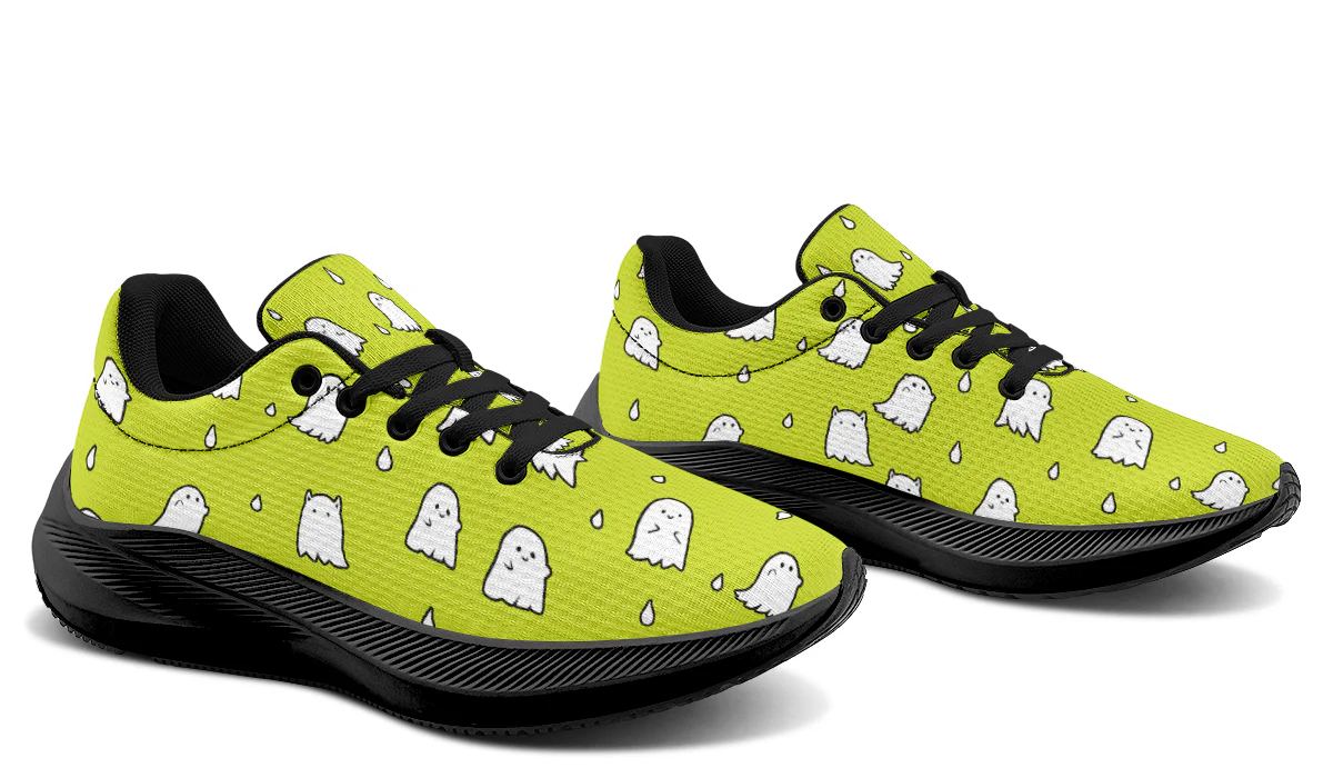 Lime Ghost Party Sneakers - Image 12