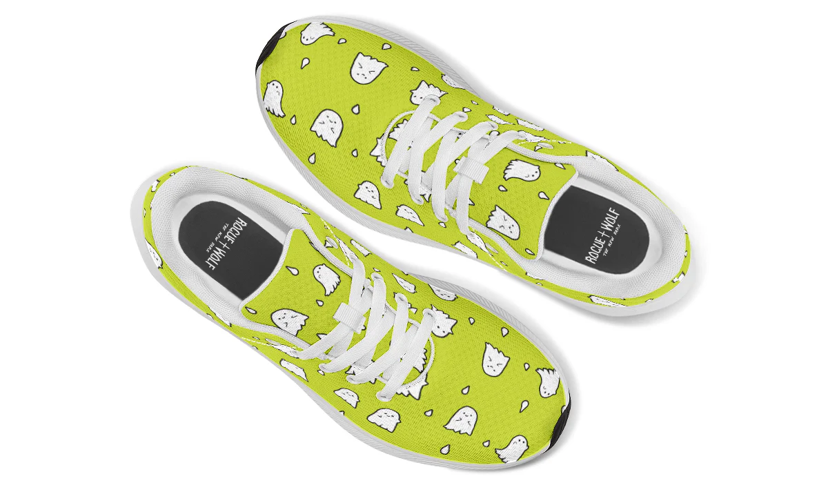 Lime Ghost Party Sneakers - Image 6