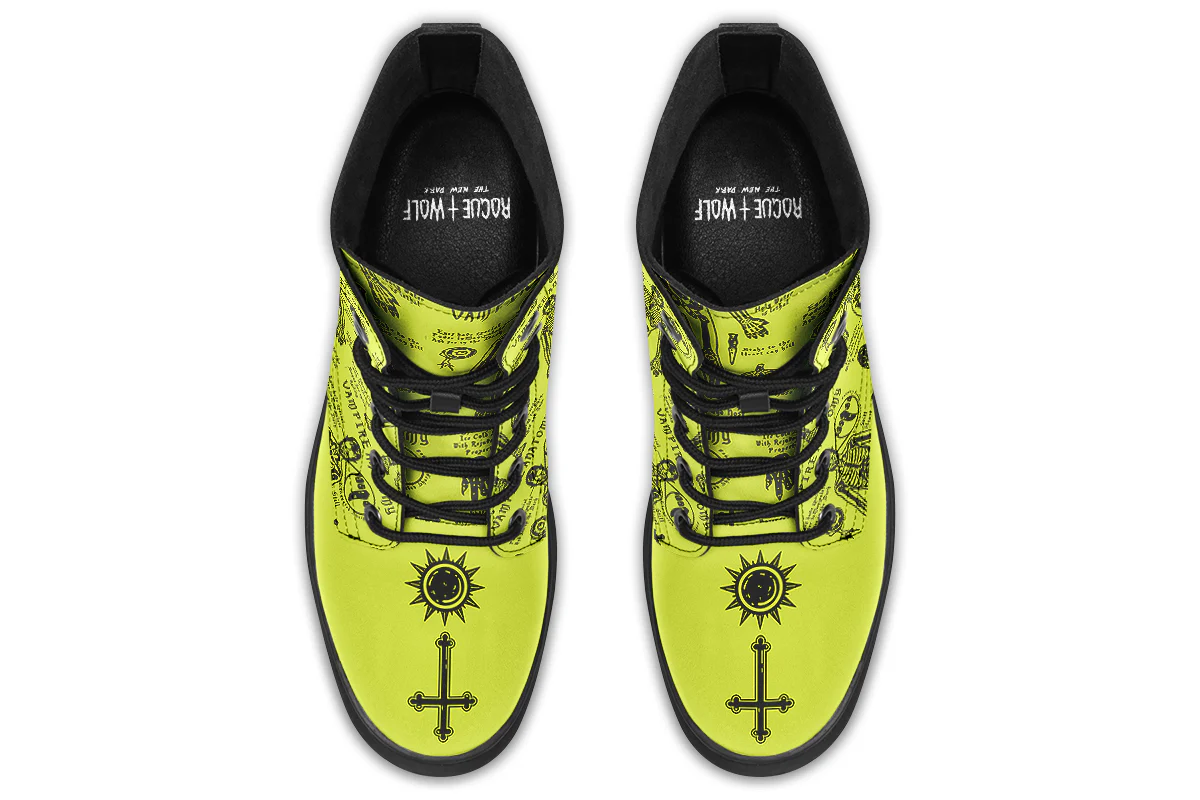 Lime Vampire Study Boots - Image 8