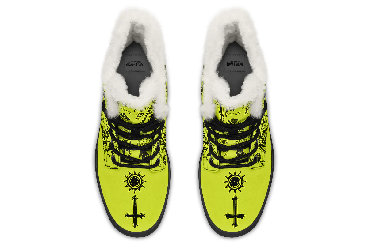 Lime Vampire Study Winter Boots - Image 7