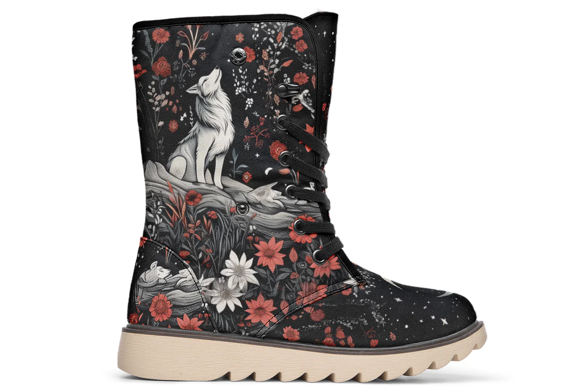 Lone Wolf Fold Over Winter Boots - Image 2