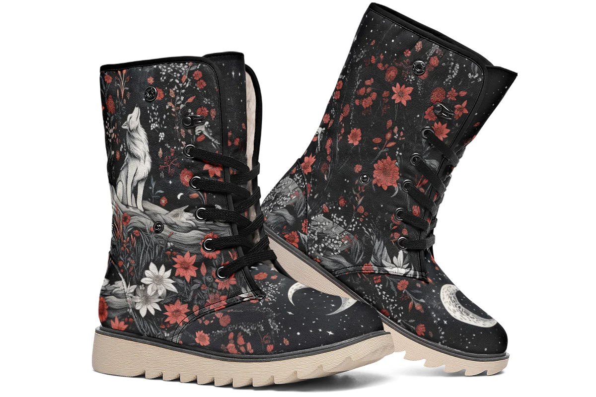 Lone Wolf Fold Over Winter Boots - Image 7