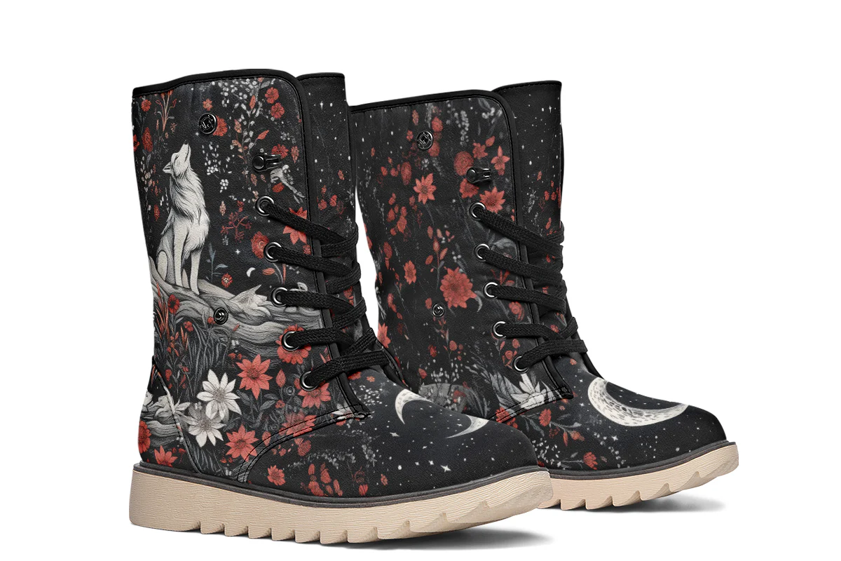 Lone Wolf Fold Over Winter Boots - Image 8