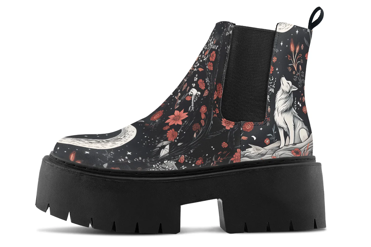Lone Wolf Platform Chelsea Boots
