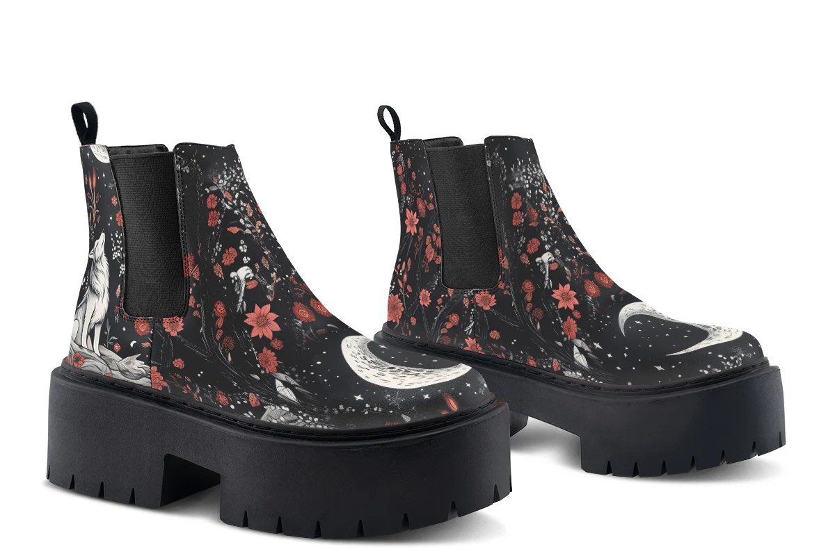 Lone Wolf Platform Chelsea Boots - Image 5