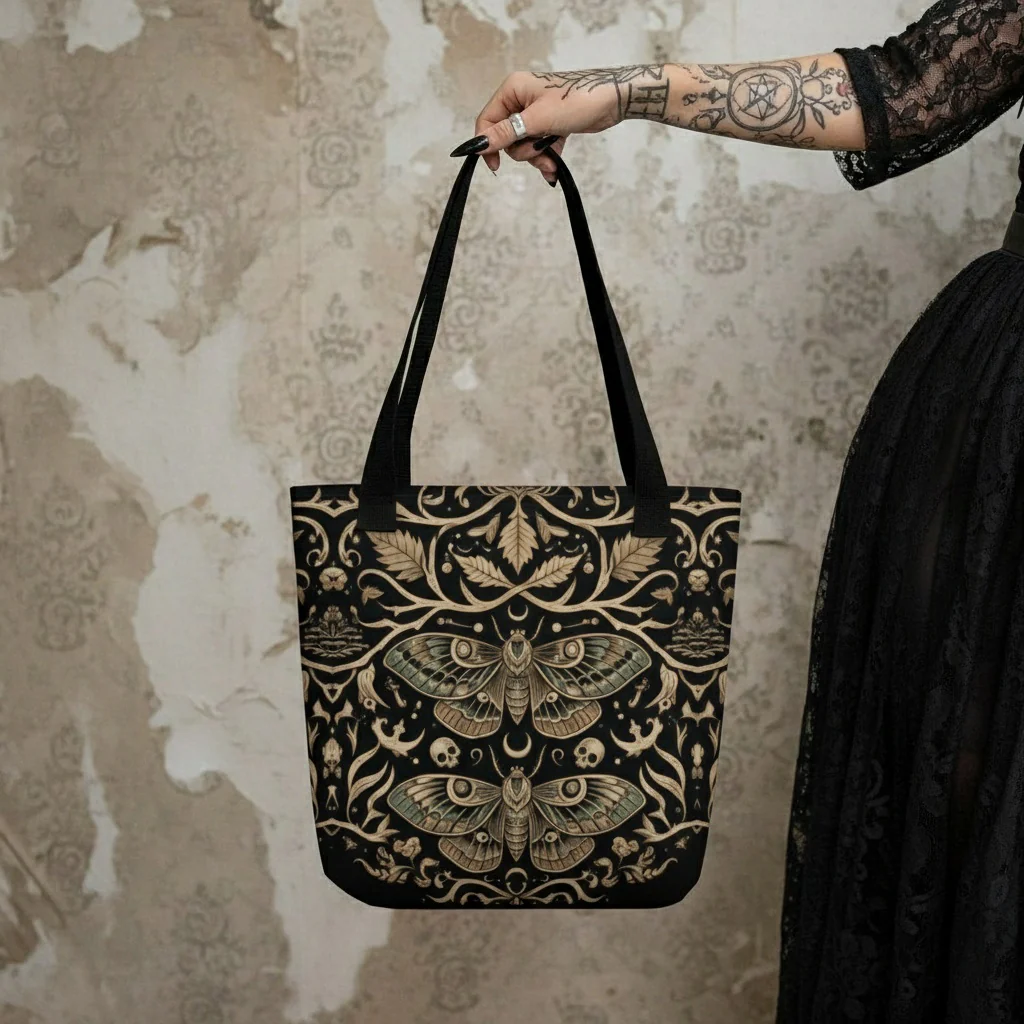 Luna Mortalis Tote Bag - Image 3