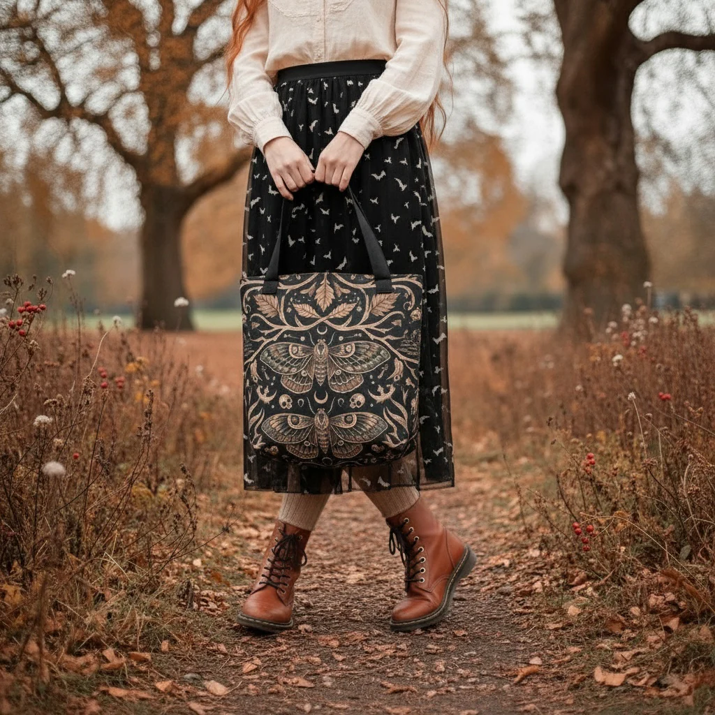 Luna Mortalis Tote Bag - Image 5