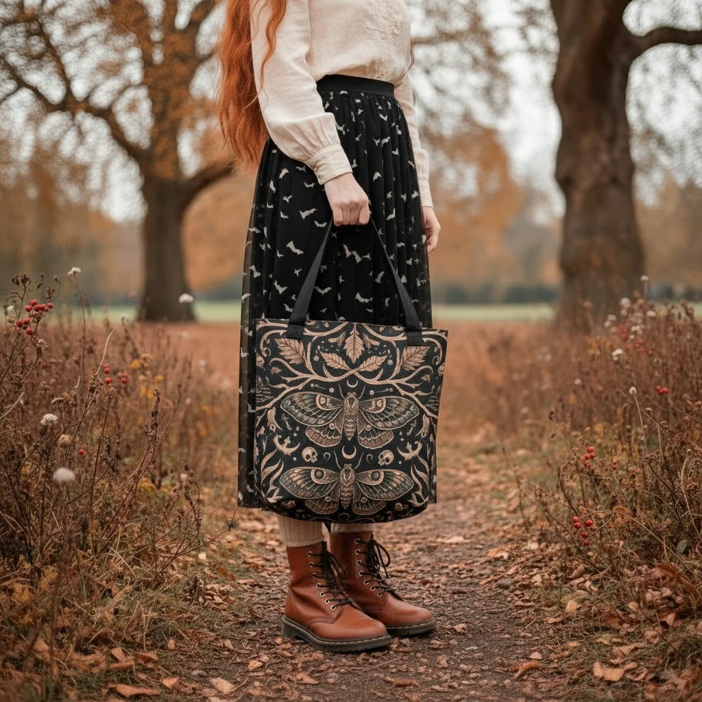 Luna Mortalis Tote Bag - Image 8