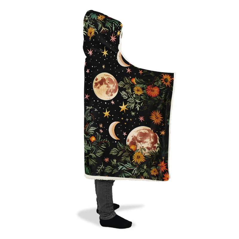 Lunar Meadow Hooded Blanket - Image 13