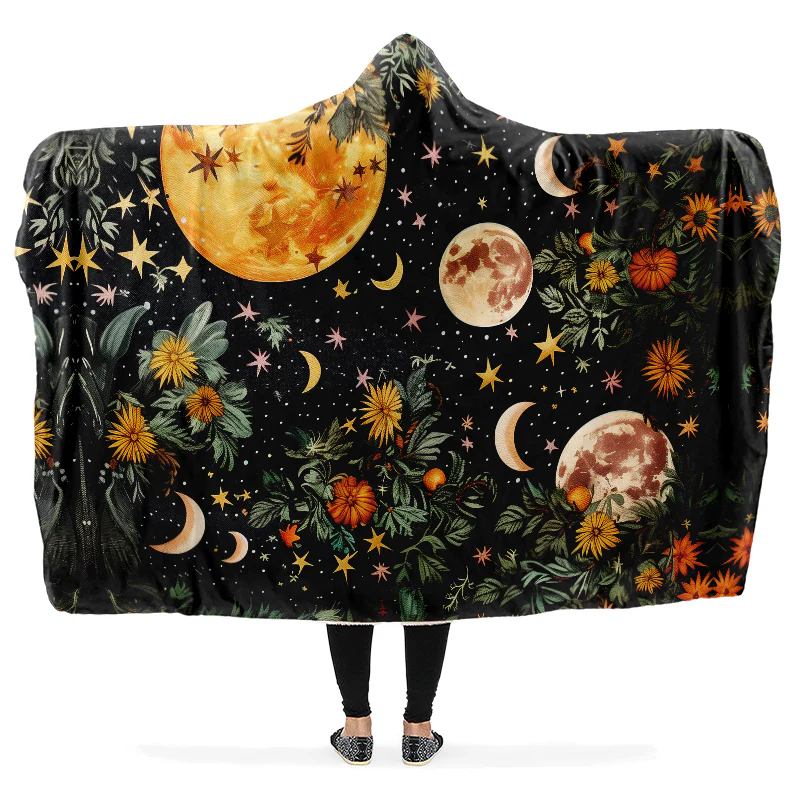 Lunar Meadow Hooded Blanket - Image 3