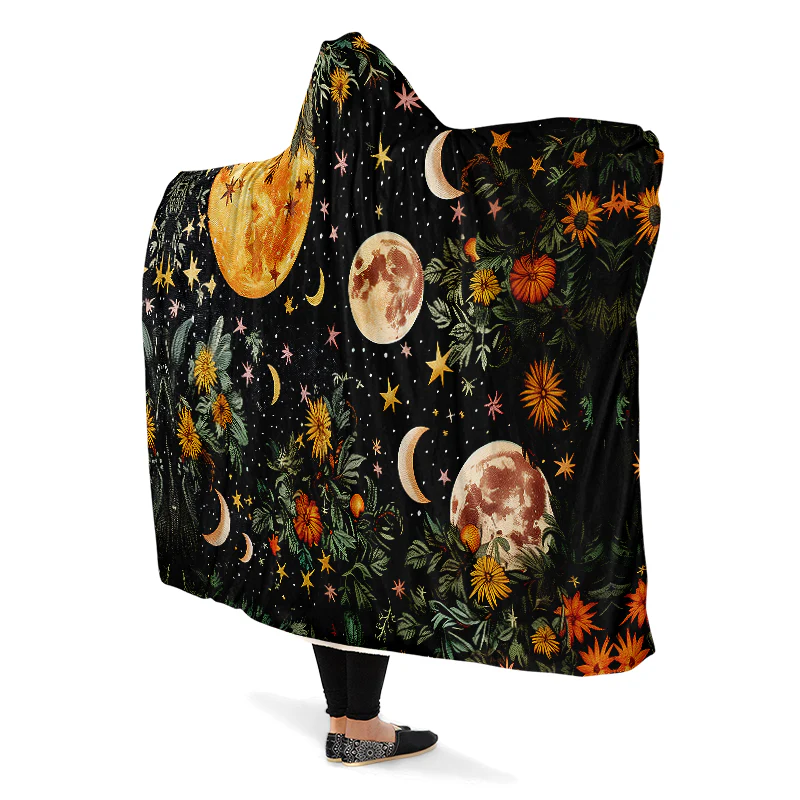 Lunar Meadow Hooded Blanket - Image 4