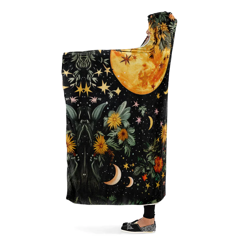 Lunar Meadow Hooded Blanket - Image 6