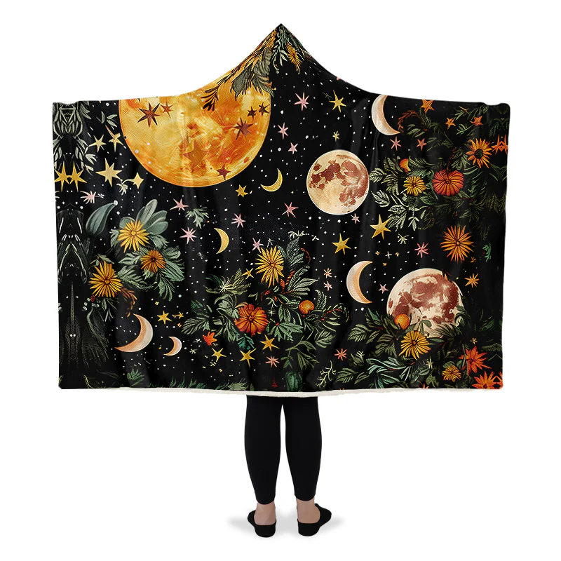 Lunar Meadow Hooded Blanket - Image 7