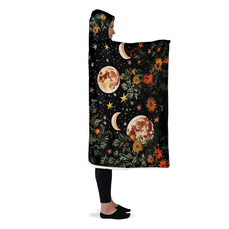Lunar Meadow Hooded Blanket - Image 9