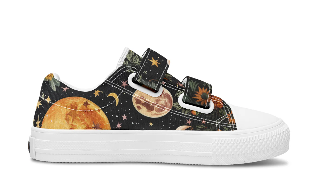 Lunar Meadow Kids Low Tops - Image 11