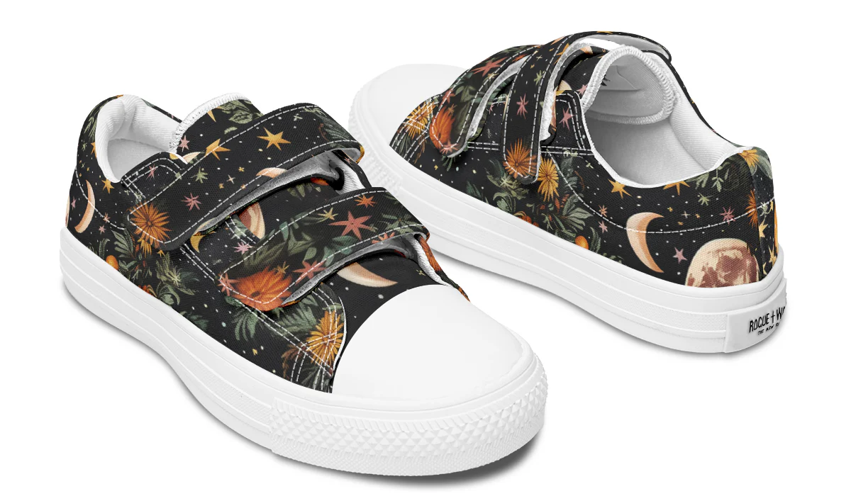 Lunar Meadow Kids Low Tops - Image 15