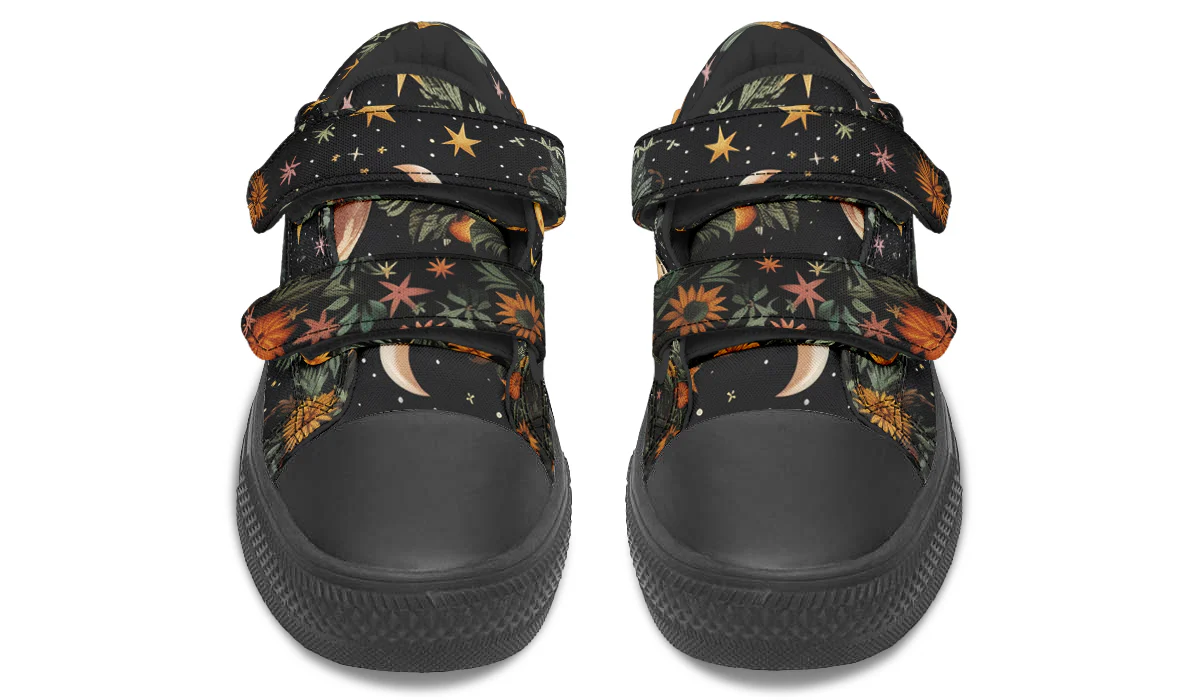 Lunar Meadow Kids Low Tops - Image 4