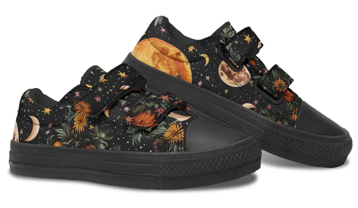 Lunar Meadow Kids Low Tops - Image 6