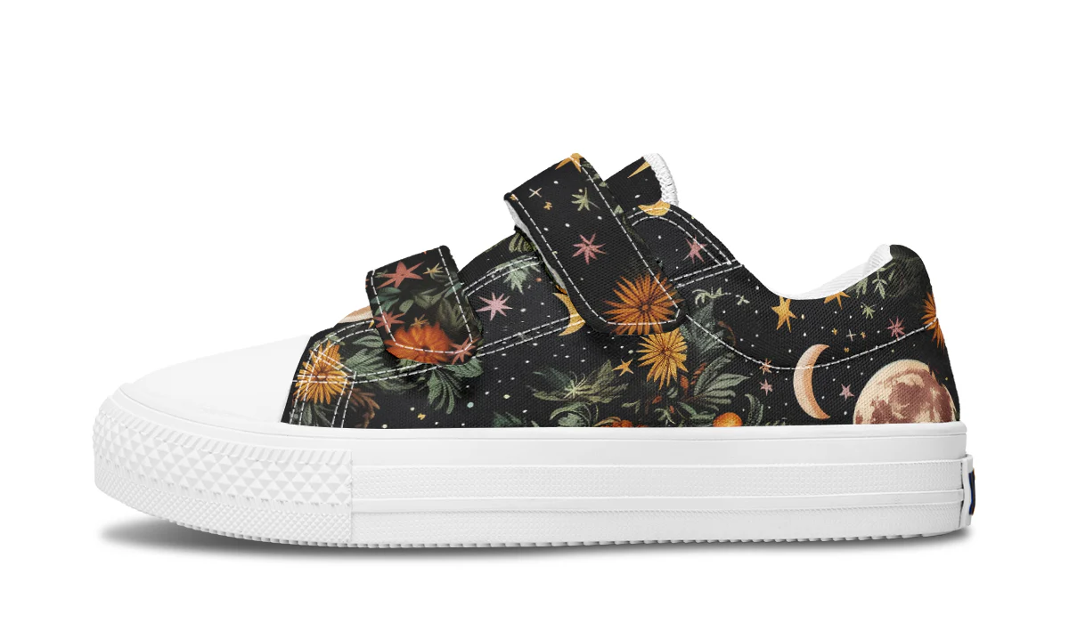 Lunar Meadow Kids Low Tops - Image 9